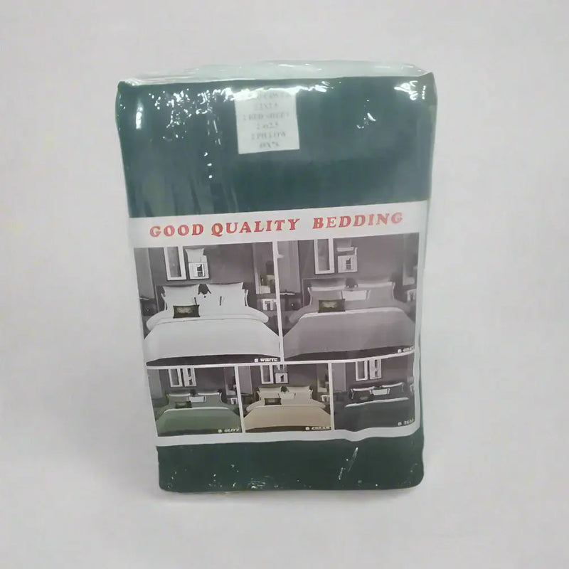 Premium Quality Bedding Set - 1 Bed Cover + 2 Bed Sheets + 2 Pillowcases Murukali.com