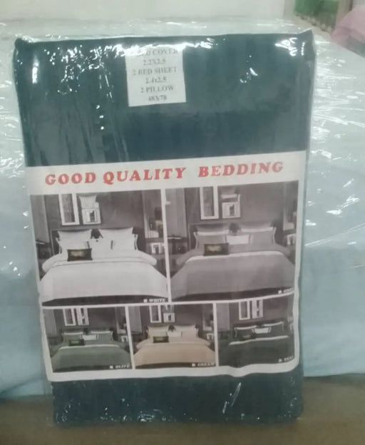 Premium Quality Bedding Set - 1 Bed Cover + 2 Bed Sheets + 2 Pillowcases Murukali.com