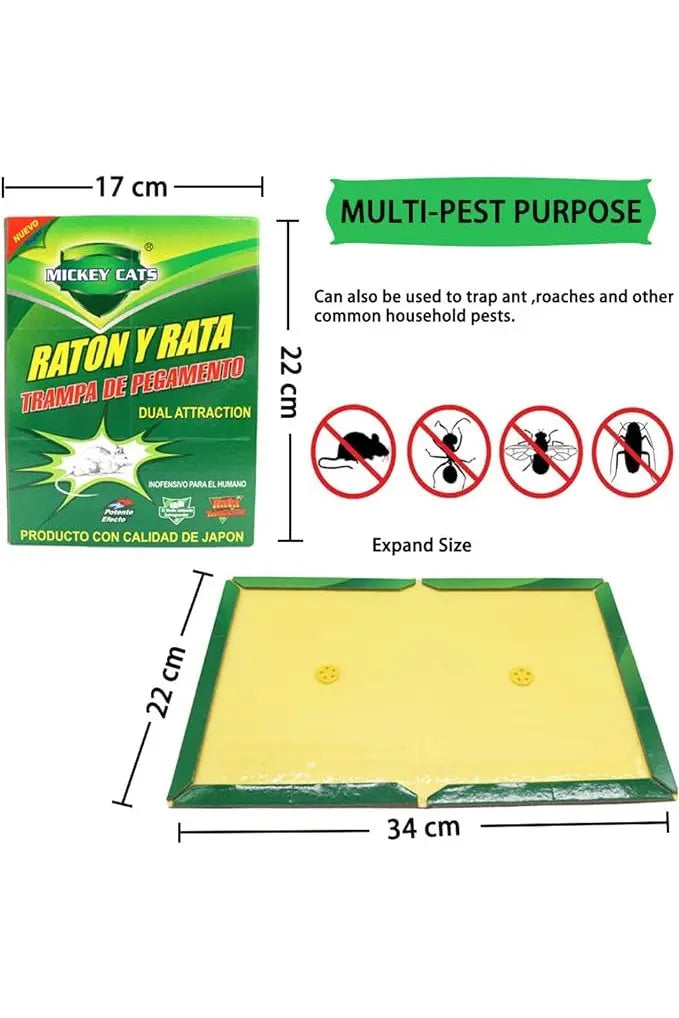 Professional Mouse Trap, Easy to Use Sticky Mouse Trap for Mice and Rats (34cm x 22cm) Murukali.com