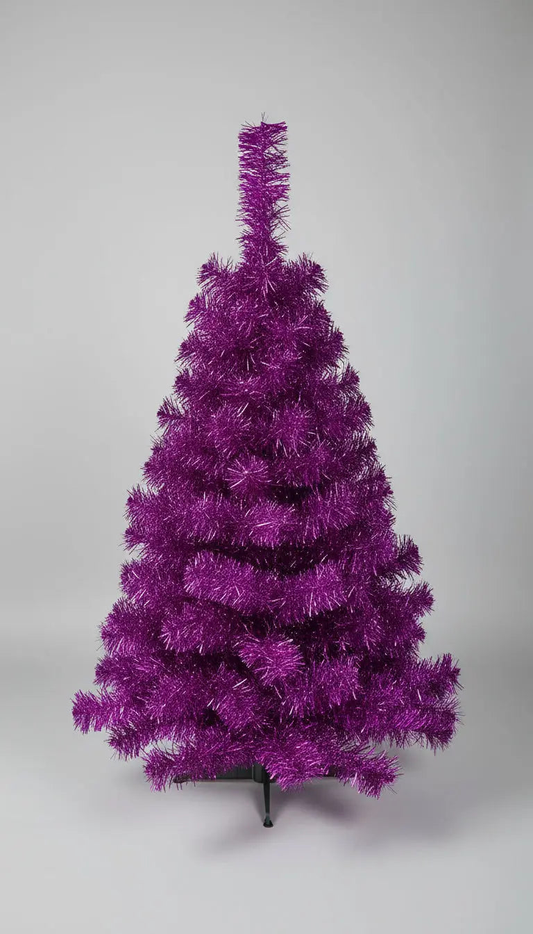 Purple Christmas Tinsel Garland Murukali.com