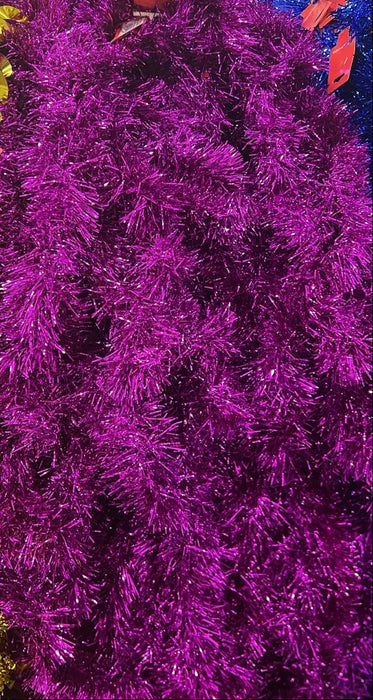 Purple Christmas Tinsel Garland Murukali.com