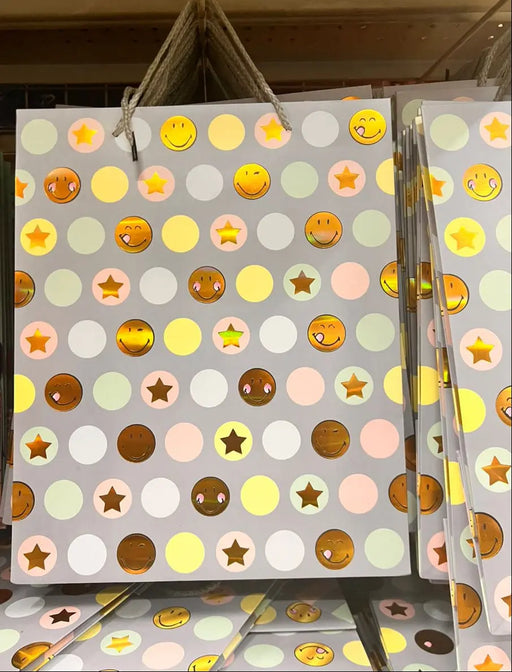 Purple Star Print Gift Bag Murukali.com