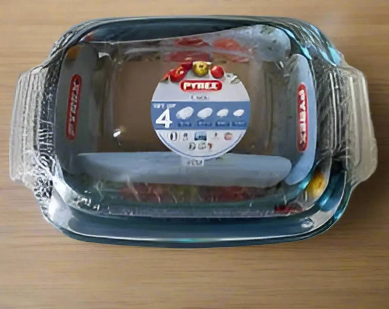 Pyrex 4-Piece Glass Ovenware Set – Heat-Resistant Bakeware Murukali.com