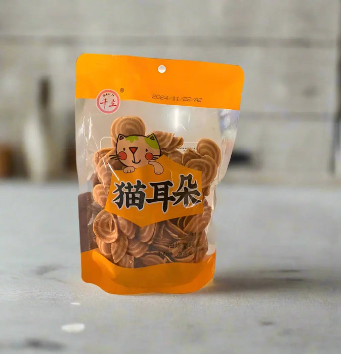 Qian Li Cat Ear Snack – Orange 158g Murukali.com