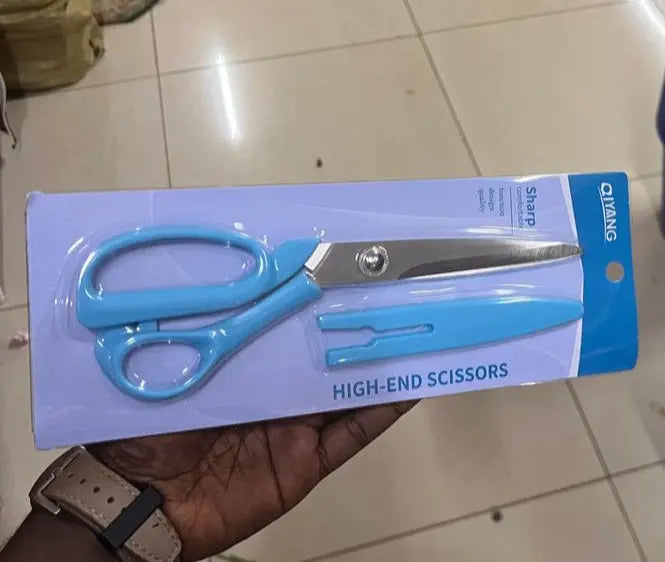 Qiyang High-End Scissors with Blue Handles Murukali.com