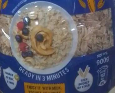 Quaker Whole Oats – 100% Whole Grain Oats Breakfast Cereal 900g Murukali.com