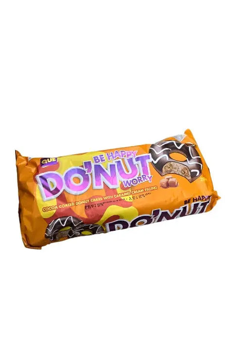 Que Donut Cocoa Coated Donut Cakes with Caramel Cream Filling 200g Murukali.com