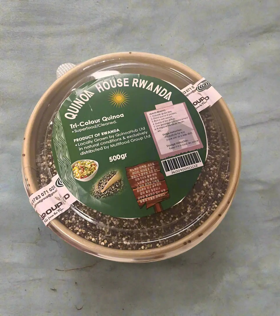 Quinoa House Rwanda Tri-Colour Quinoa 500g - Murukali.com