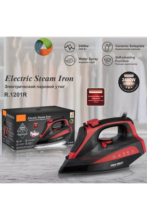 R.1201 Household Steam Iron ,2400W Strong Power,  Electric Steam Iron murukali.com