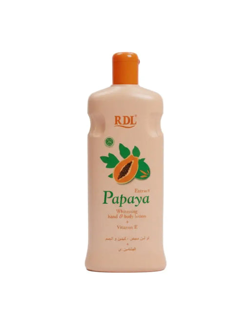 RDL Papaya Whitening Hand & Body Lotion with Vitamin E 600ml Murukali.com