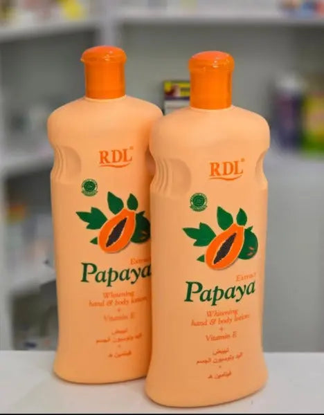 RDL Papaya Whitening Hand & Body Lotion with Vitamin E 600ml Murukali.com