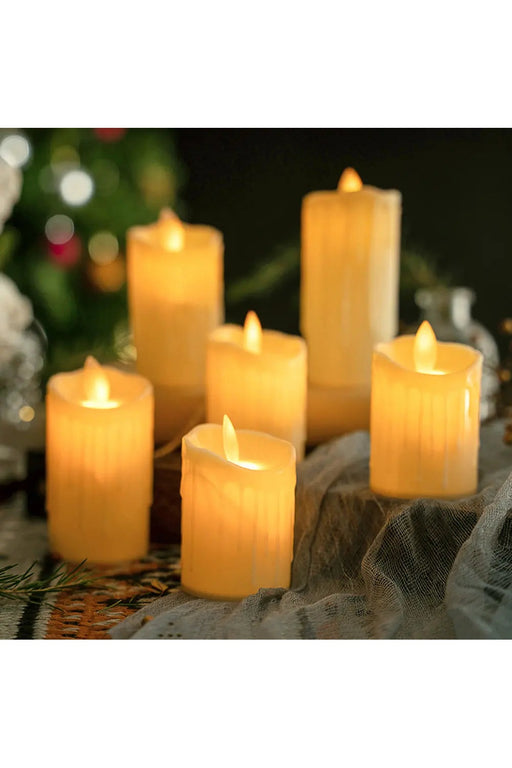 RED Candles 12pcs murukali.com