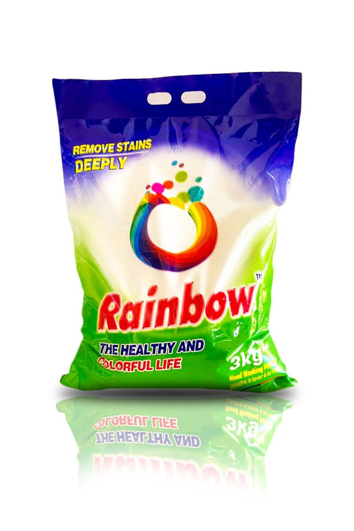 RainBow Washing Powder Detergent-Sachet 3Kg murukali.com
