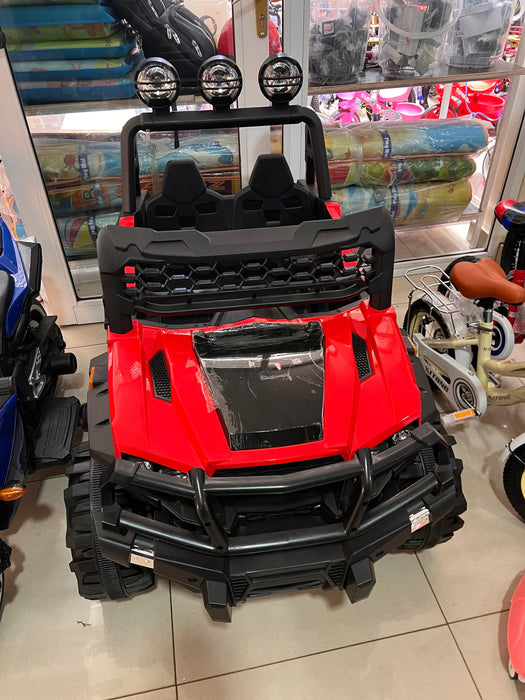 Red Electric Kids' Off-Road UTV Ride-On Murukali.com