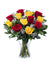 Red&Yellow Roses Boucket/50pcs murukali.com