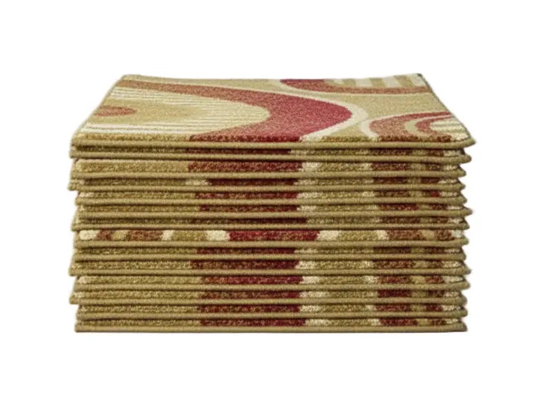 Red and Gold Patterned Turkish Carpet 1pc Murukali.com