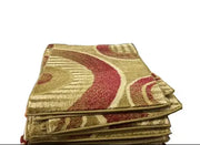 Red and Gold Patterned Turkish Carpet 1pc Murukali.com