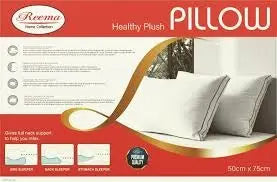Reema Home Collection – Healthy Plush Pillow Standard size: 50 cm x 75 cm Murukali.com