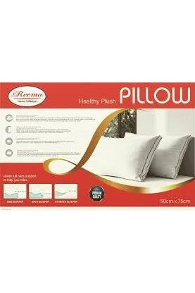Reema Home Collection – Healthy Plush Pillow Standard size: 50 cm x 75 cm Murukali.com