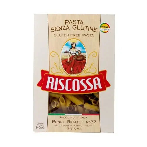 Riscossa Penne Rigate Pasta Gluten Free, No. 27, 340g murukali.com