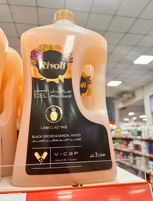 Rivoli Black Orchid & Sandalwood Shower Gel 3L Murukali.com