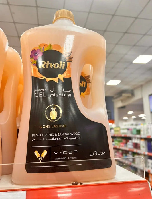 Rivoli Black Orchid & Sandalwood Shower Gel 3L Murukali.com