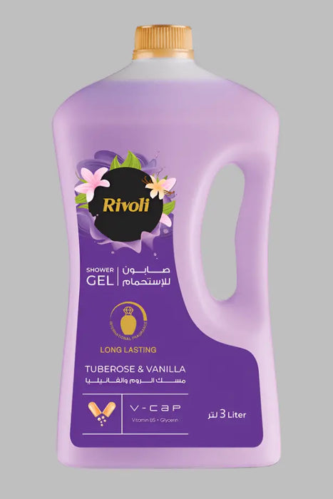 Rivoli Shower Gel Tuberose and Vanilla Perfume  3L murukali.com