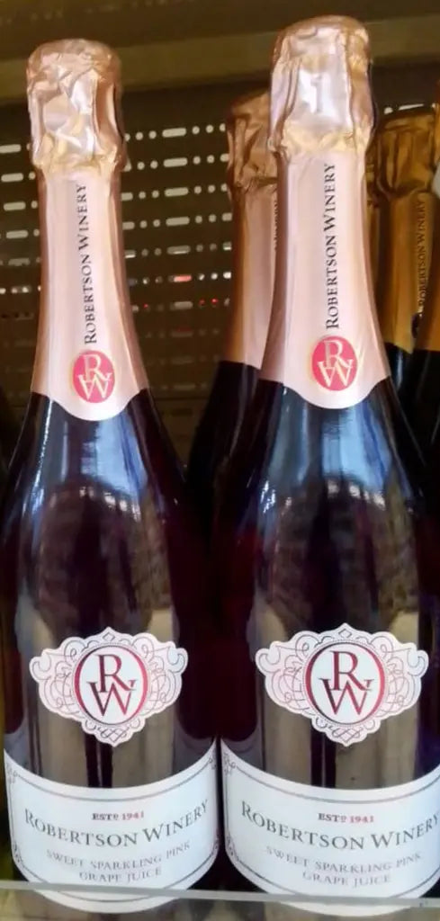 Robertson Winery Sweet Sparkling Pink Grape Juice 1pcs 750ml Murukali.com