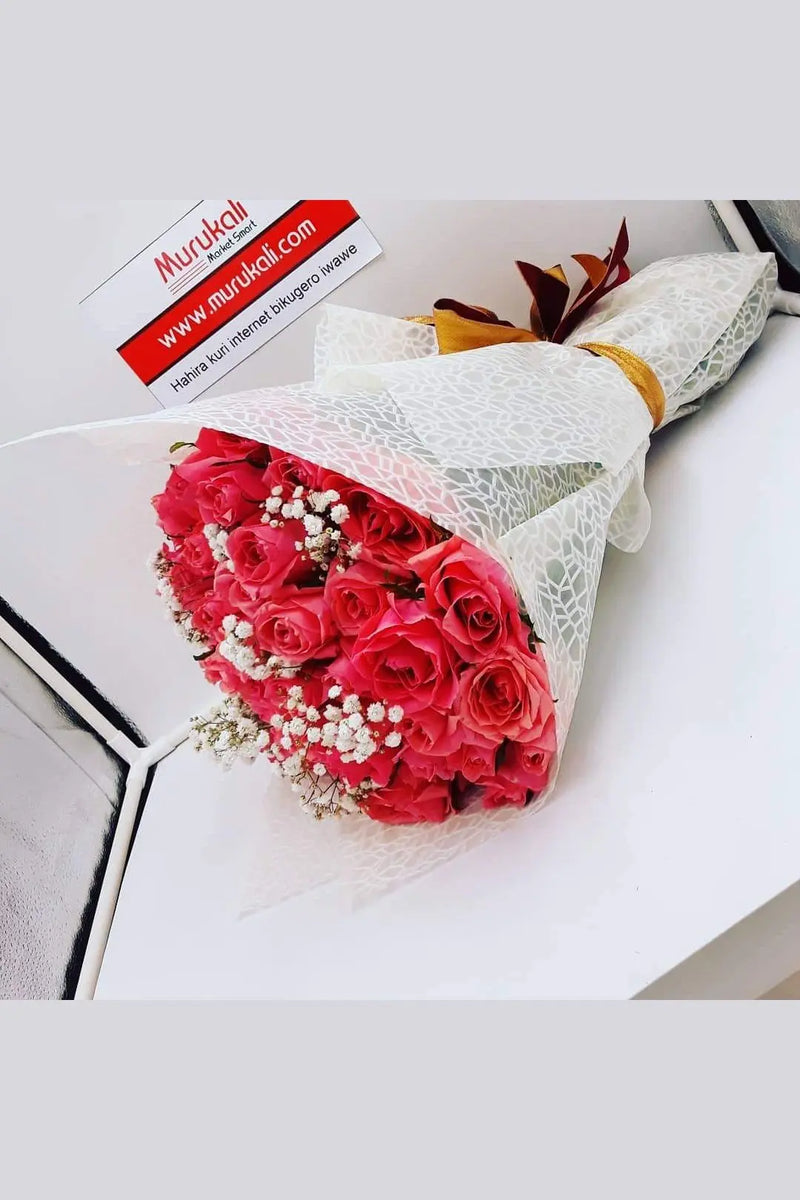Rose Pink Bouquet /60pcs murukali.com