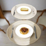 Round Braided Placemat /pc Murukali.com
