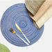 Round Braided Placemat /pc Murukali.com