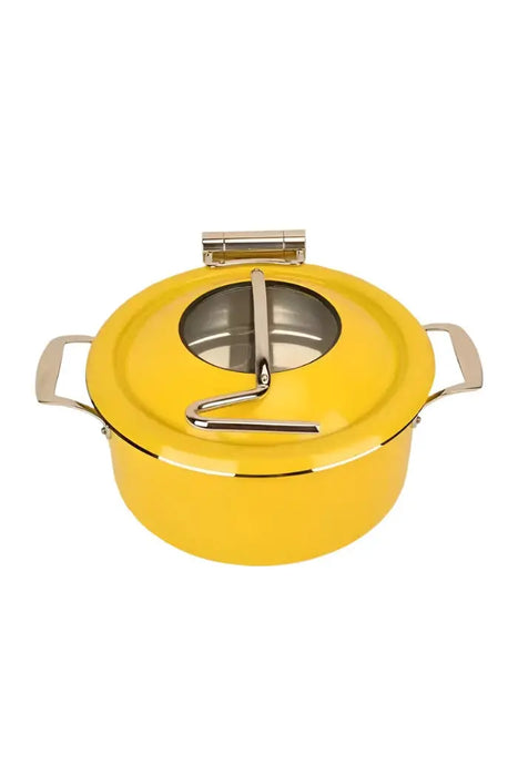 Round Roll Chafing Dish  Food Warmer Induction Warming Container for Chafing Dish Murukali.com