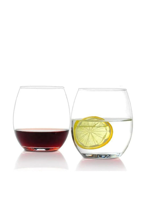 Round Stemless Wine Water Glasses /6pcs murukali.com
