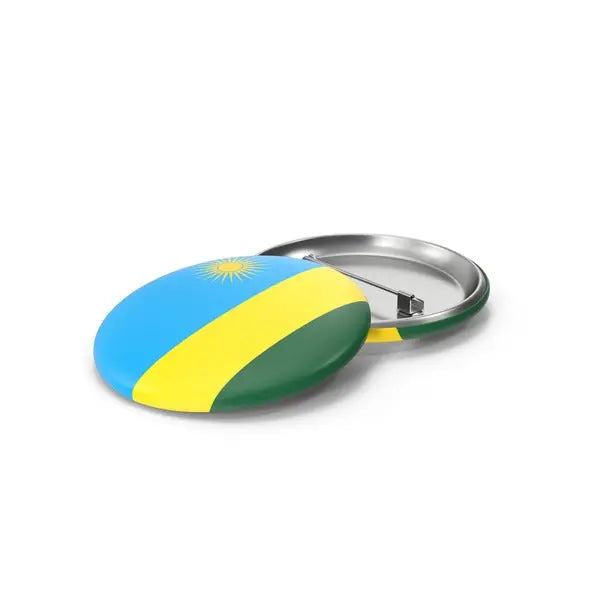 Rwanda Flag Pin Murukali.com