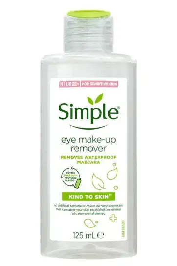 SIMPLE Kind to Skin Eye Makeup Remover - 125ml murukali.com
