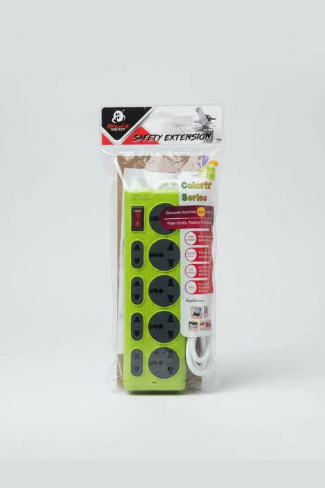 SOCHEY Safety Extension Power Strip – Multiple Universal Sockets with Individual Switches