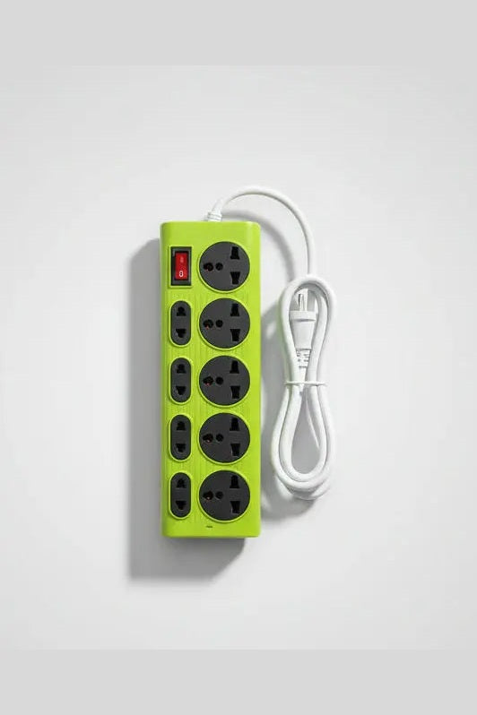 SOCHEY Safety Extension Power Strip – Multiple Universal Sockets with Individual Switches