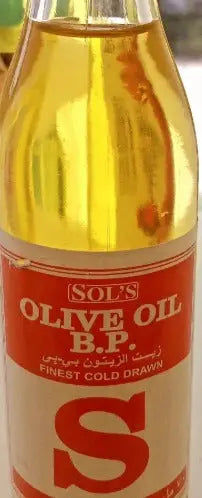 SOL'S Olive Oil B.P 70ml Murukali.com