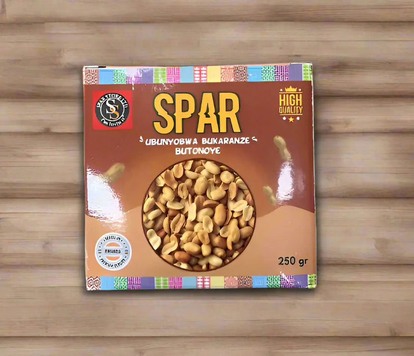 SPAR Roasted and Salted Peanuts Ubunyobwa Bukaranze Butonoye 250g Murukali.com