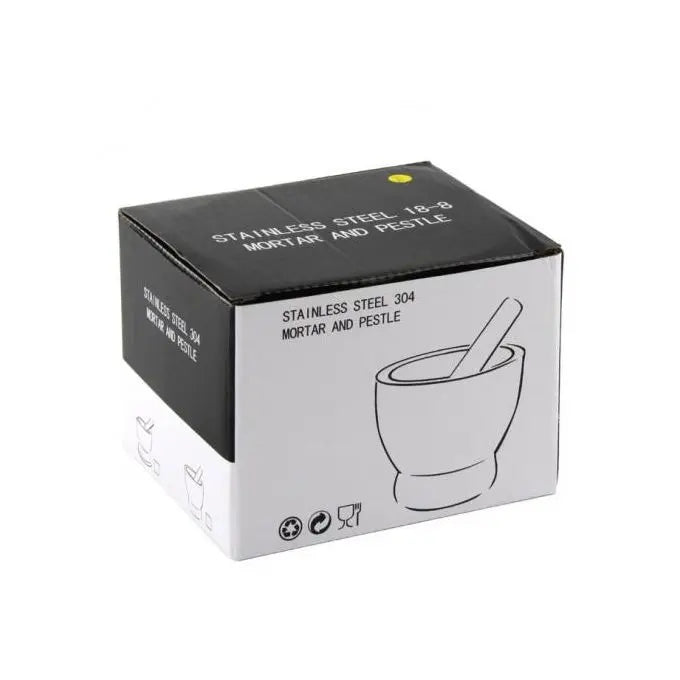 STAINLESS STEEL 304 MORTAR AND PESTLE murukali.com