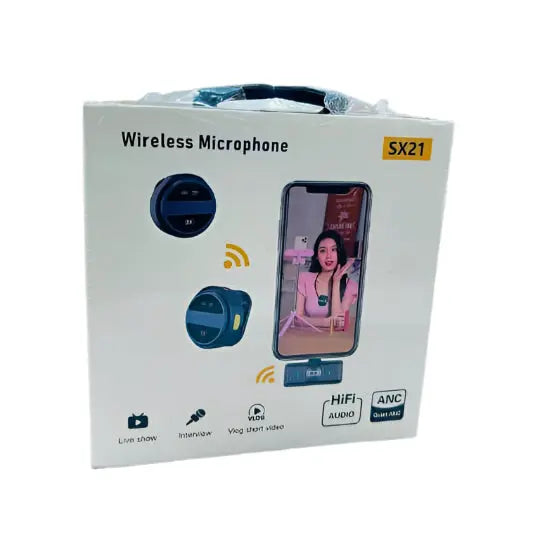 SX21 Wireless Microphone – HiFi Audio for Live Shows & Vlogs Murukali.com