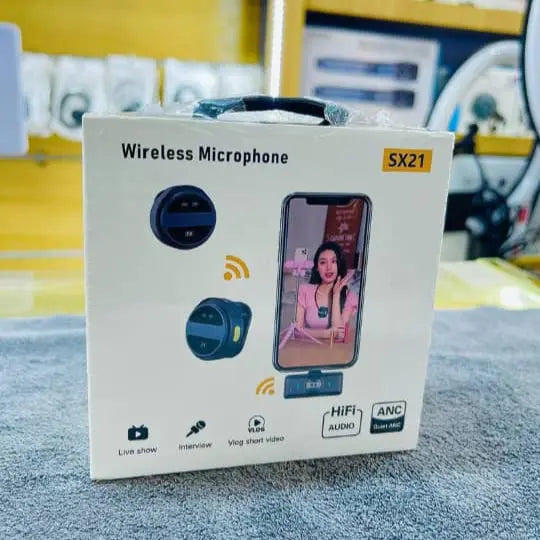 SX21 Wireless Microphone – HiFi Audio for Live Shows & Vlogs Murukali.com