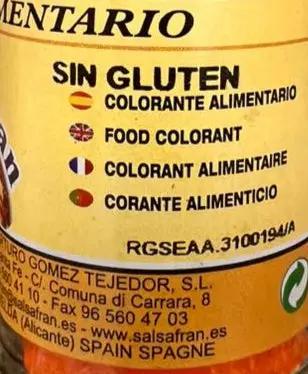 Salsafran Food Coloring 55g Murukali.com