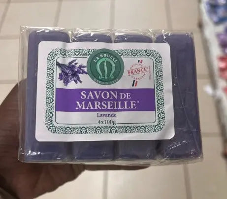 Savon de Marseille Lavande 4 x 100 gr Murukali.com