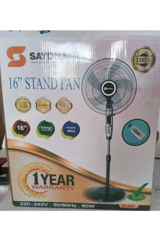 Sayona 16 Stand Fan, Murukali.com