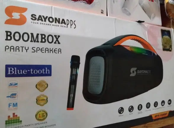 Sayona Boombox Party Speaker 12000W Murukali.com