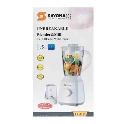 Sayona SB-4232 Unbreakable Blender & Mill 1.5L Murukali.com