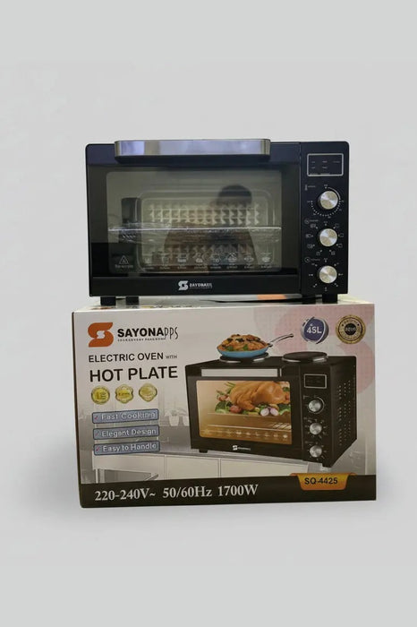 Sayona SO4425 Electric Oven – 45L with Dual Hotplates 1700W