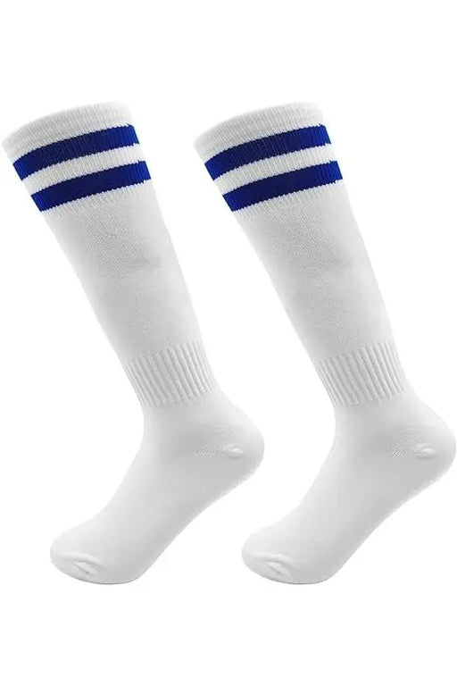 School Uniform Socks White with Blue Strip murukali.com