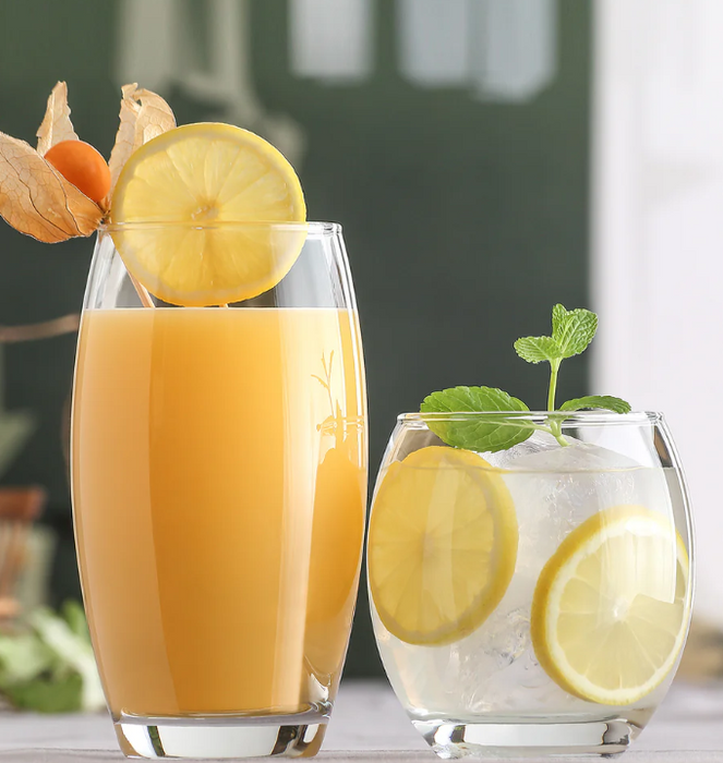 LAV  12-Piece Drinking Glasses Set, 17.25 & 13.75 oz